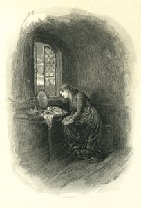 Little Dorrit - Amy Dorrit By Window by Stephen Alonzo Schoff